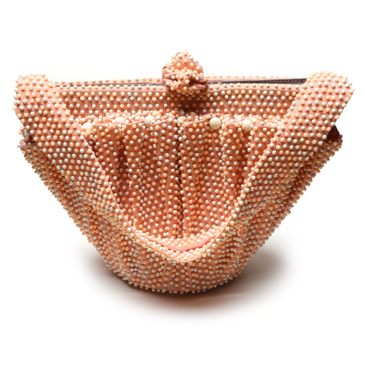 Lumured Caviar Beadette Purse