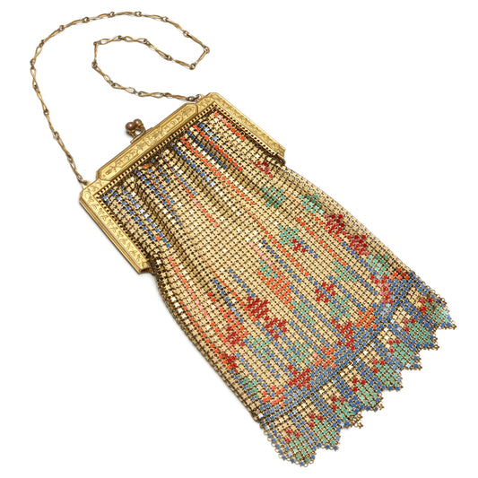 Art-Deco Mesh Evening Purse