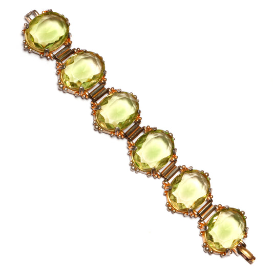 Peridot Crystal Bracelet