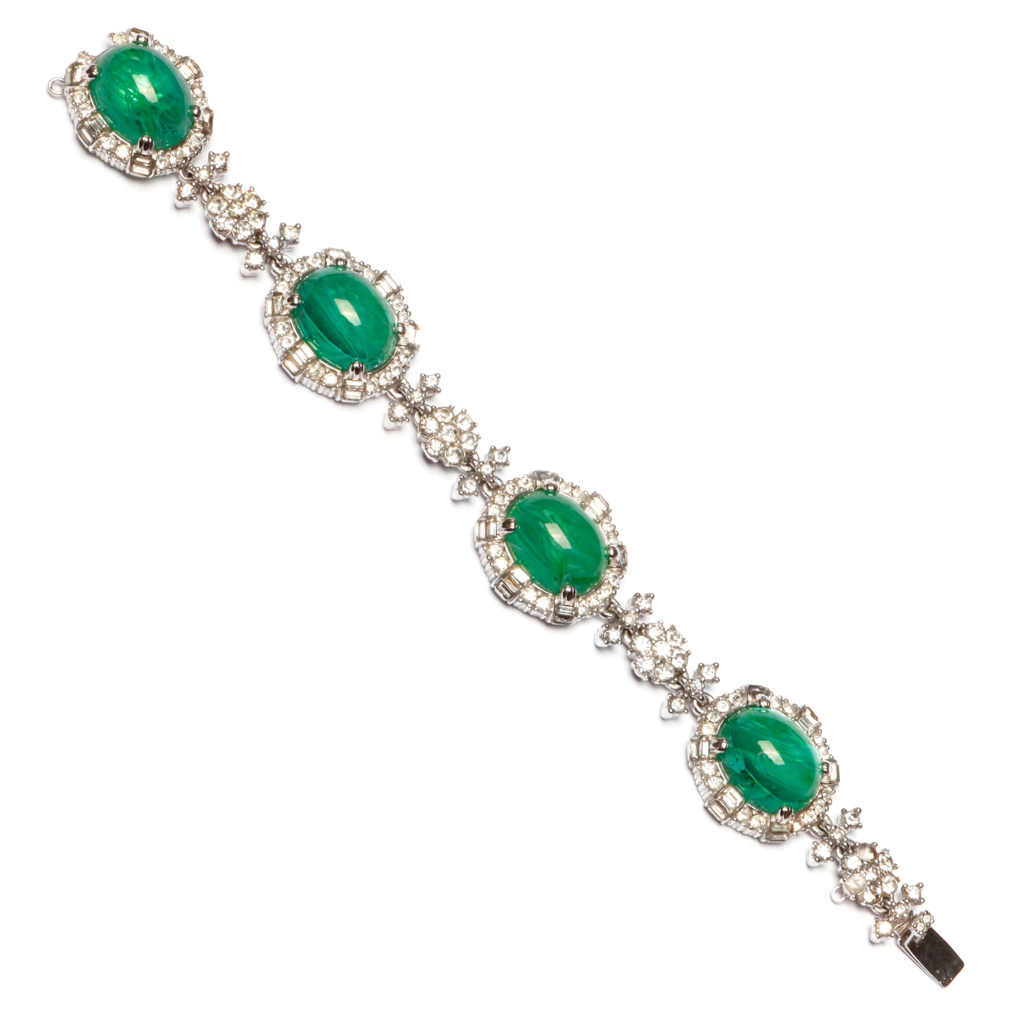 Ciner Flaud Emerald Stone Bracelet