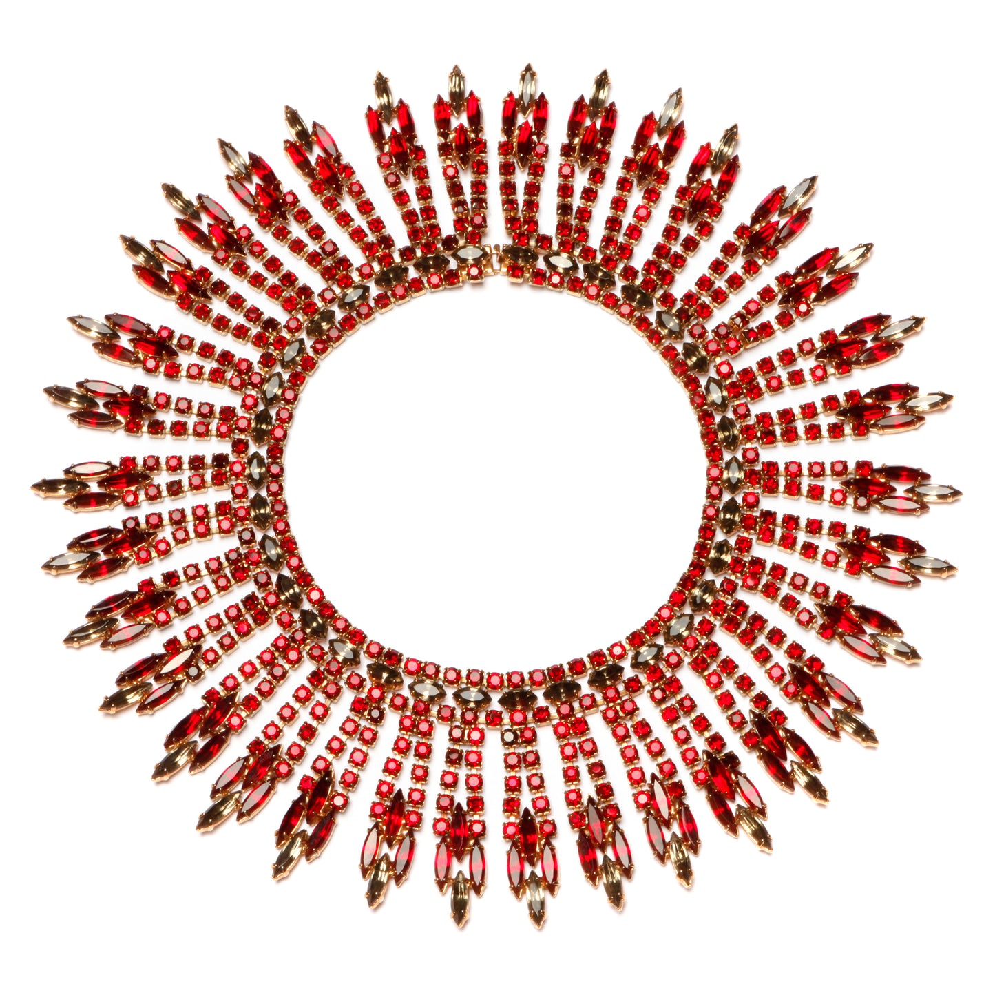 Juliana Red Collar Necklace