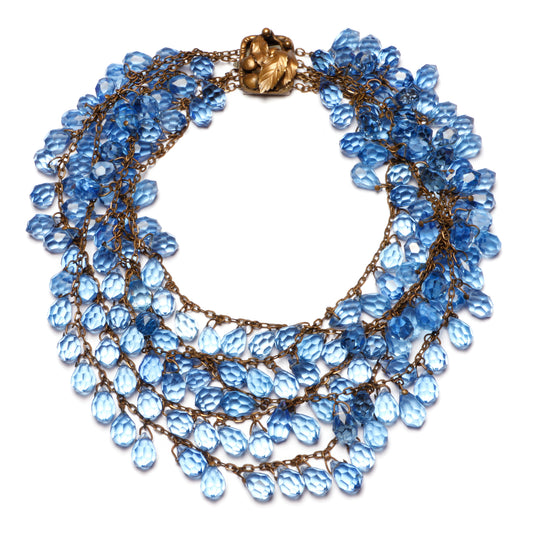 Glass Teardrop Necklace