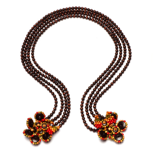 Miriam Haskell Lariat Necklace / Dress Clips