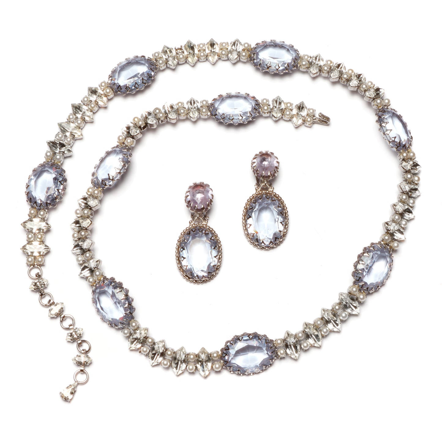 Schreiner Pearl and Lilac Set