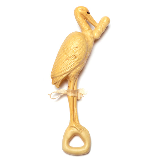 Stork Baby Rattle