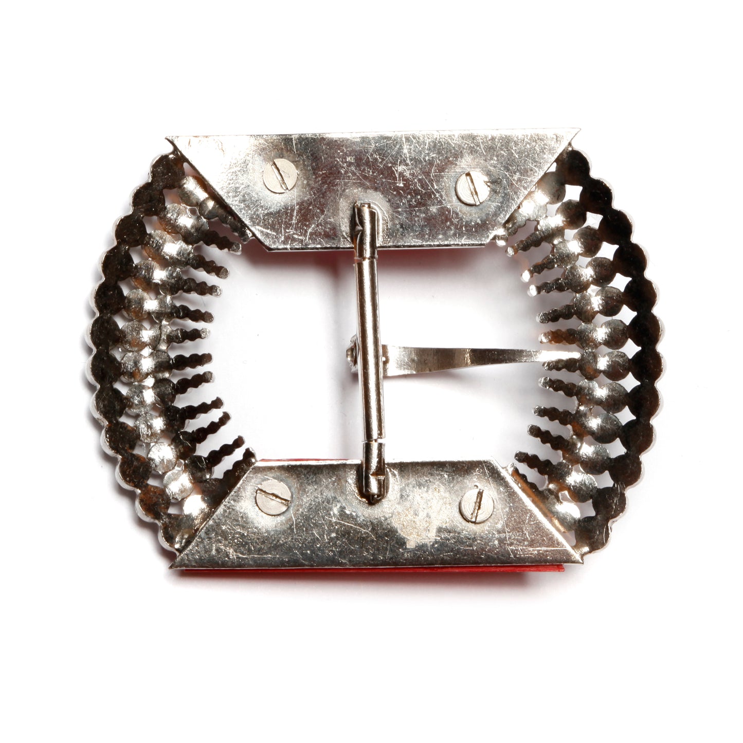 Bakelite and Diamanté Belt Buckle