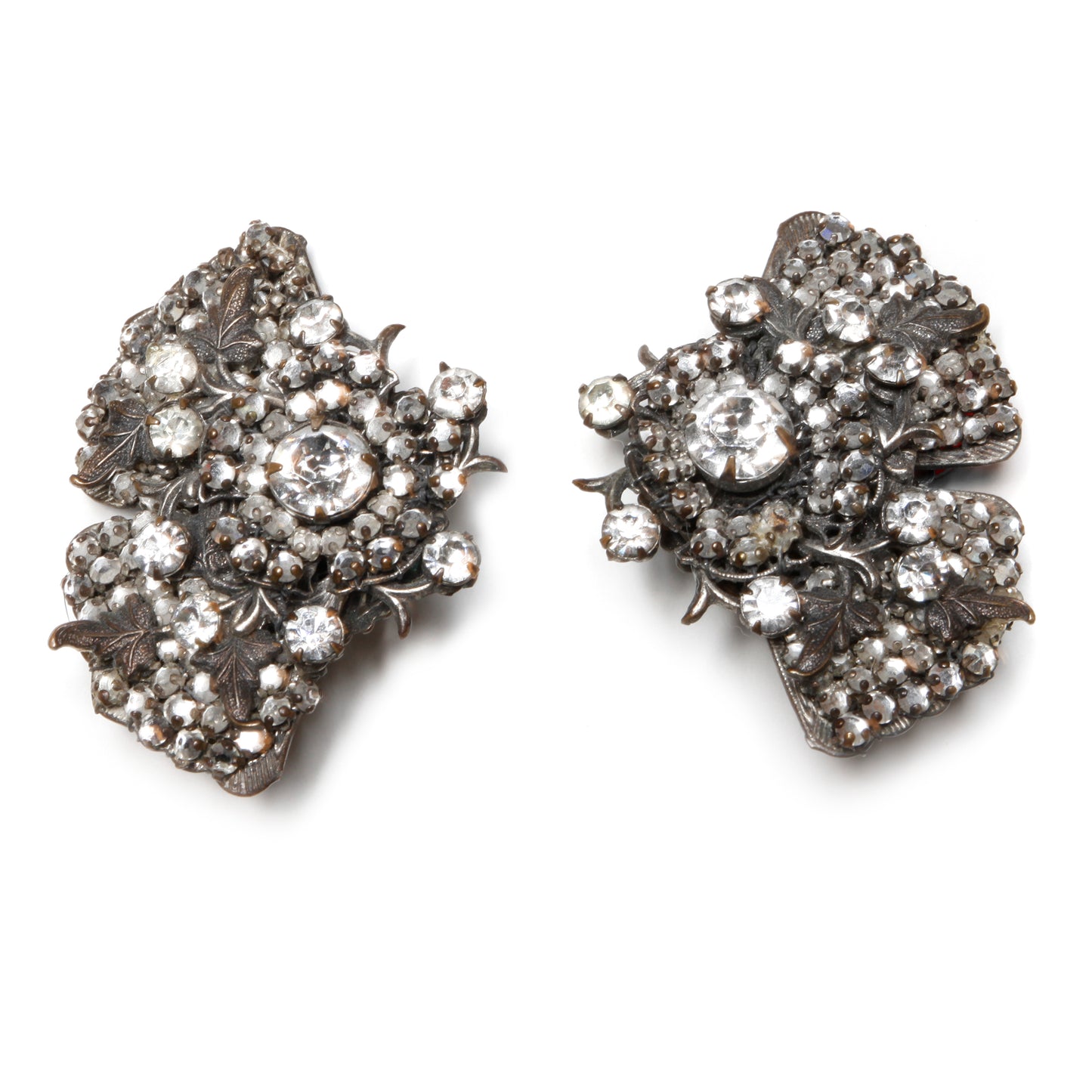Miriam Haskell Diamanté Earrings