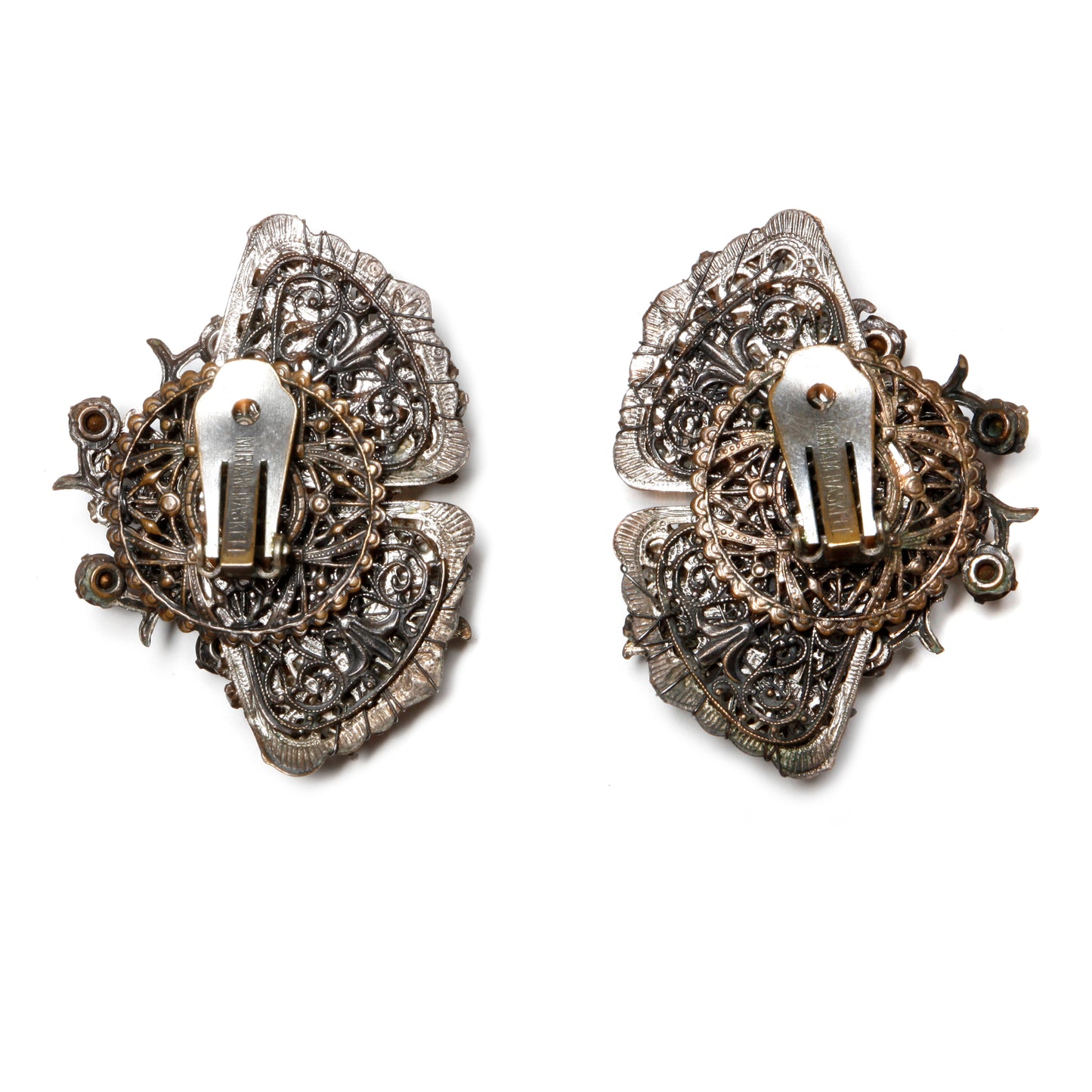 Miriam Haskell Diamanté Earrings