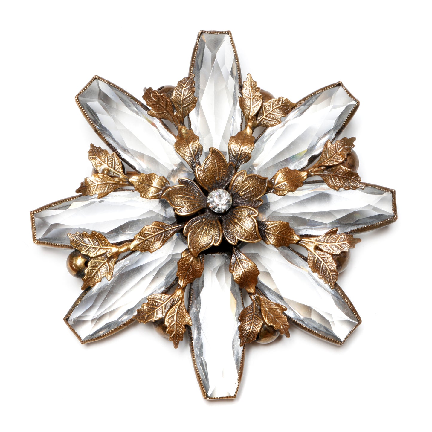 Joseff Snowflake Brooch