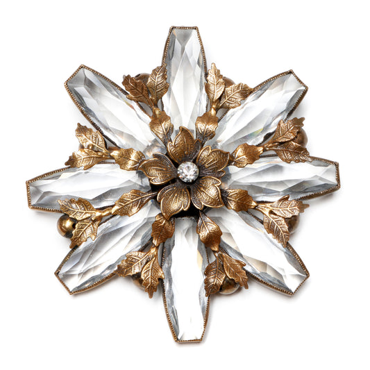 Joseff Snowflake Brooch
