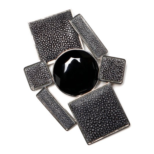 Armani Structural Brooch
