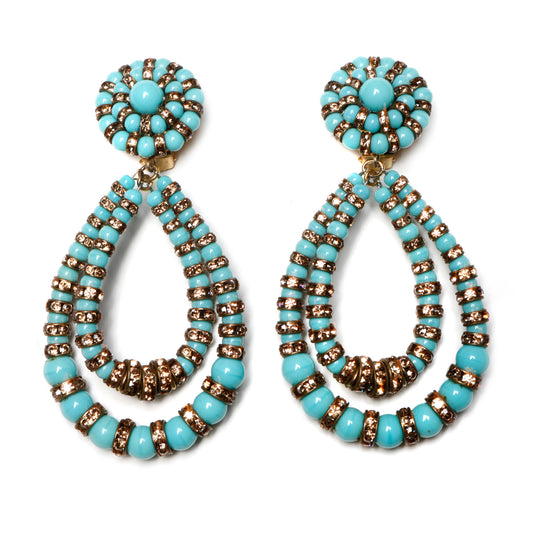 Dangly Beaded Earrings