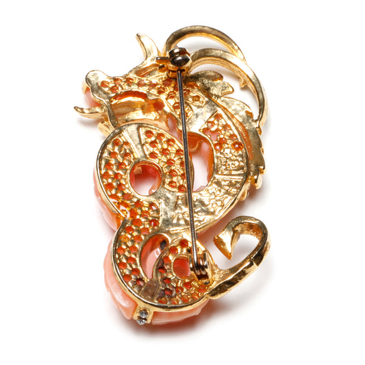 Diamanté Dragon Pin