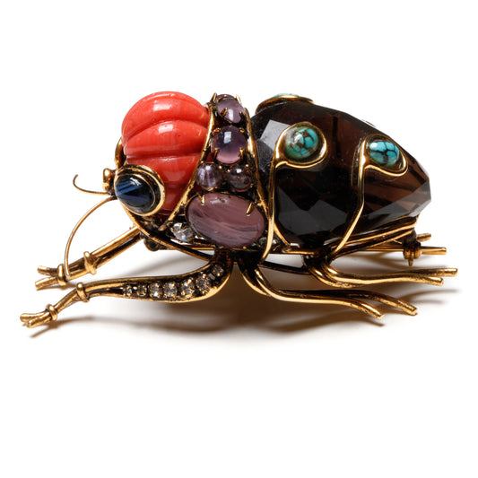 Iradj Moini Cicada Brooch