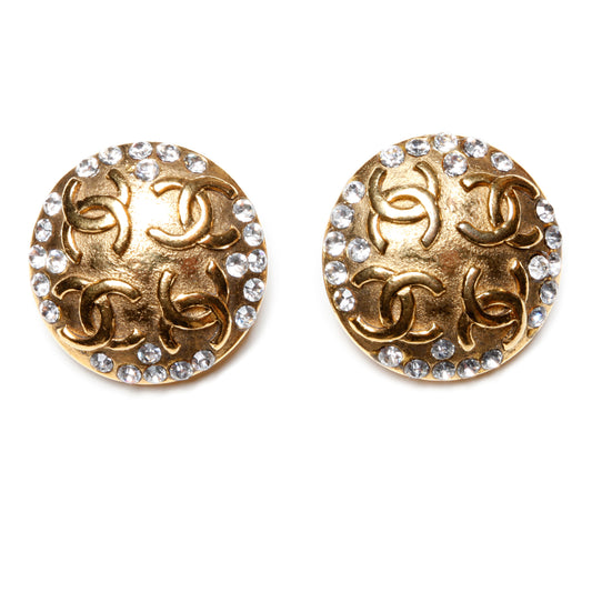 Chanel Diamanté Earrings
