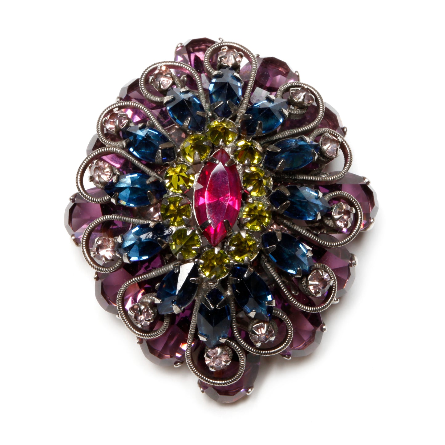 Schreiner Jewel-tone Brooch