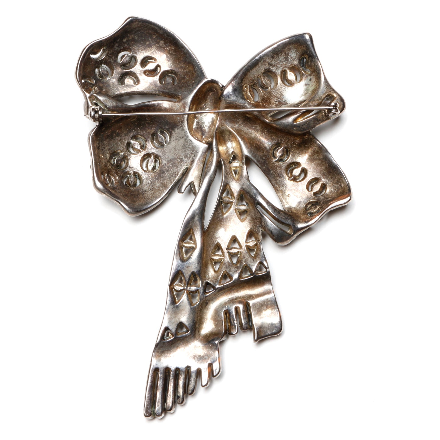 Marcasite Bow Brooch