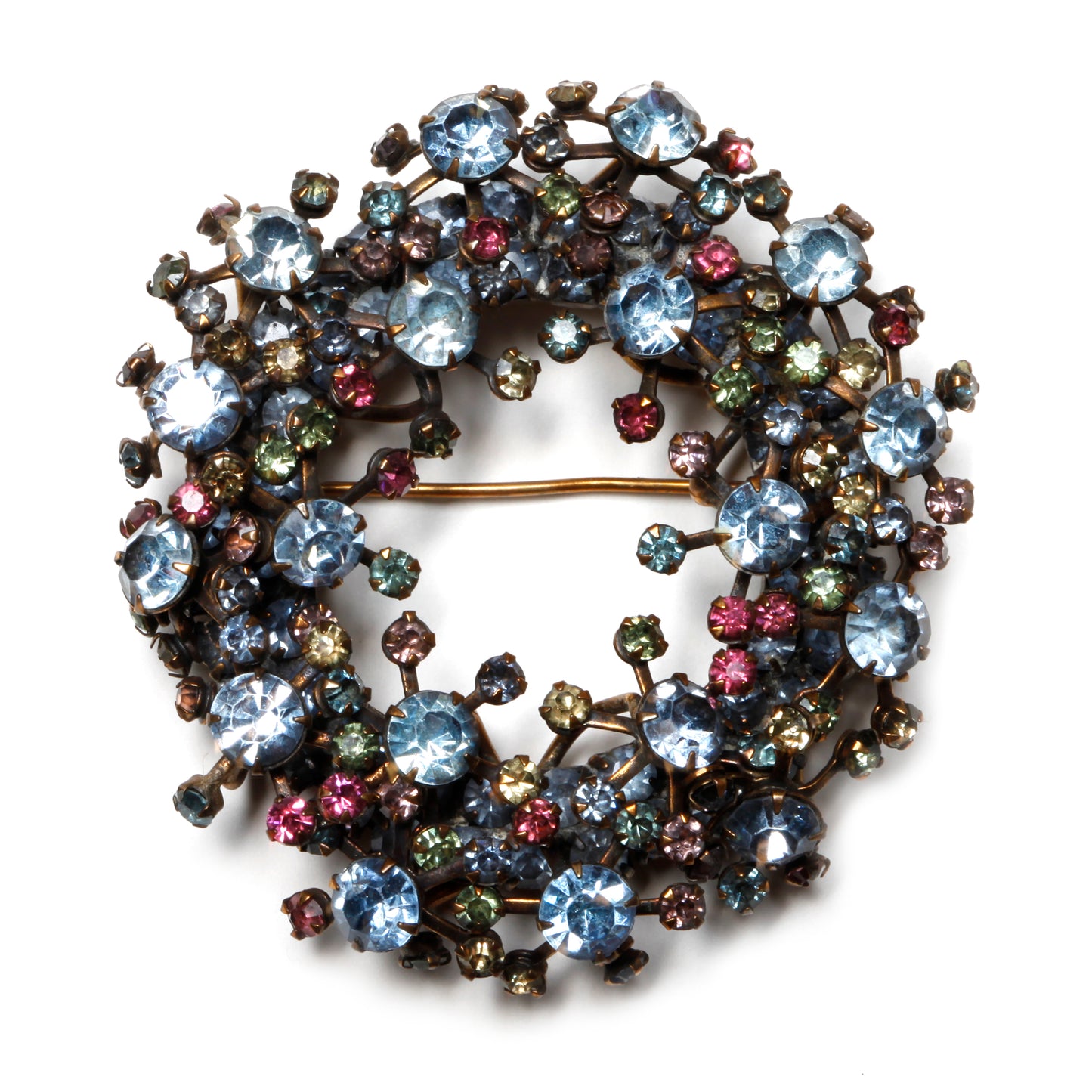 Rare Warner Wreath Brooch