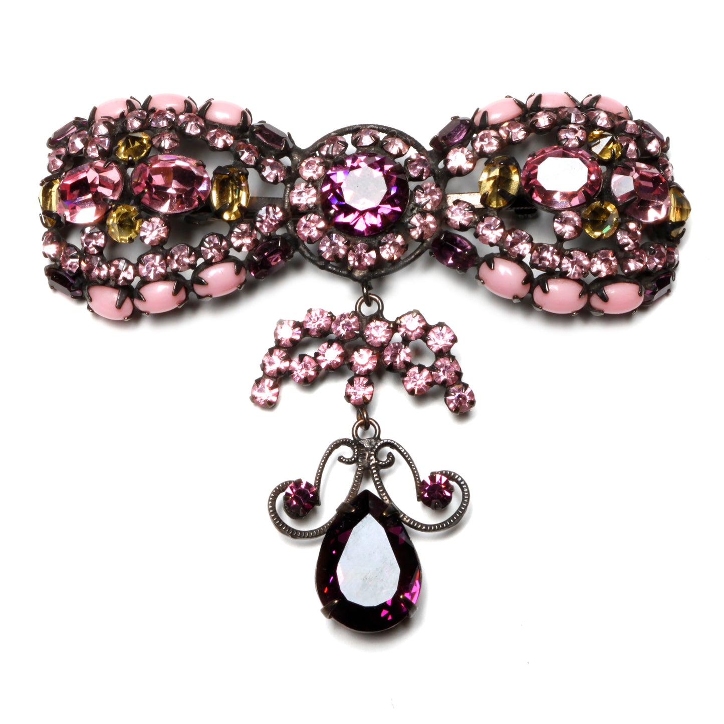 Schreiner Dangly Bow Brooch