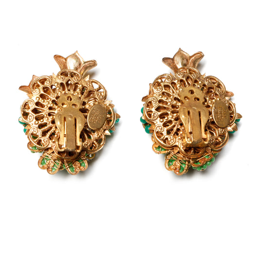 Stanley Hagler Floral Earrings