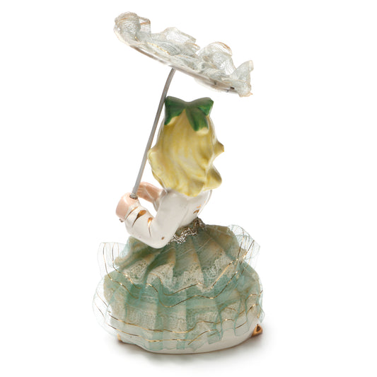 Japan Figural Girl With Umbrella