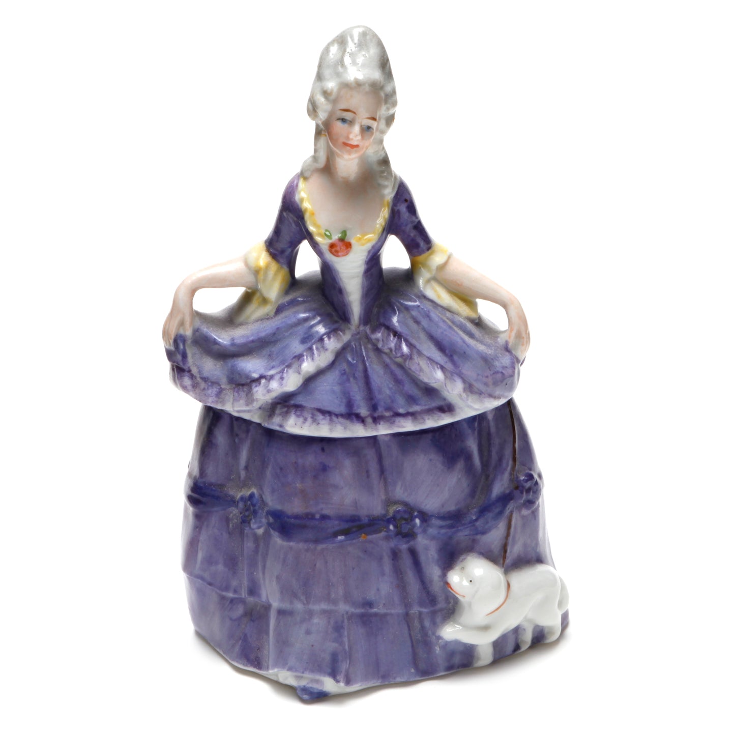 Porcelain Figural Trinket Box