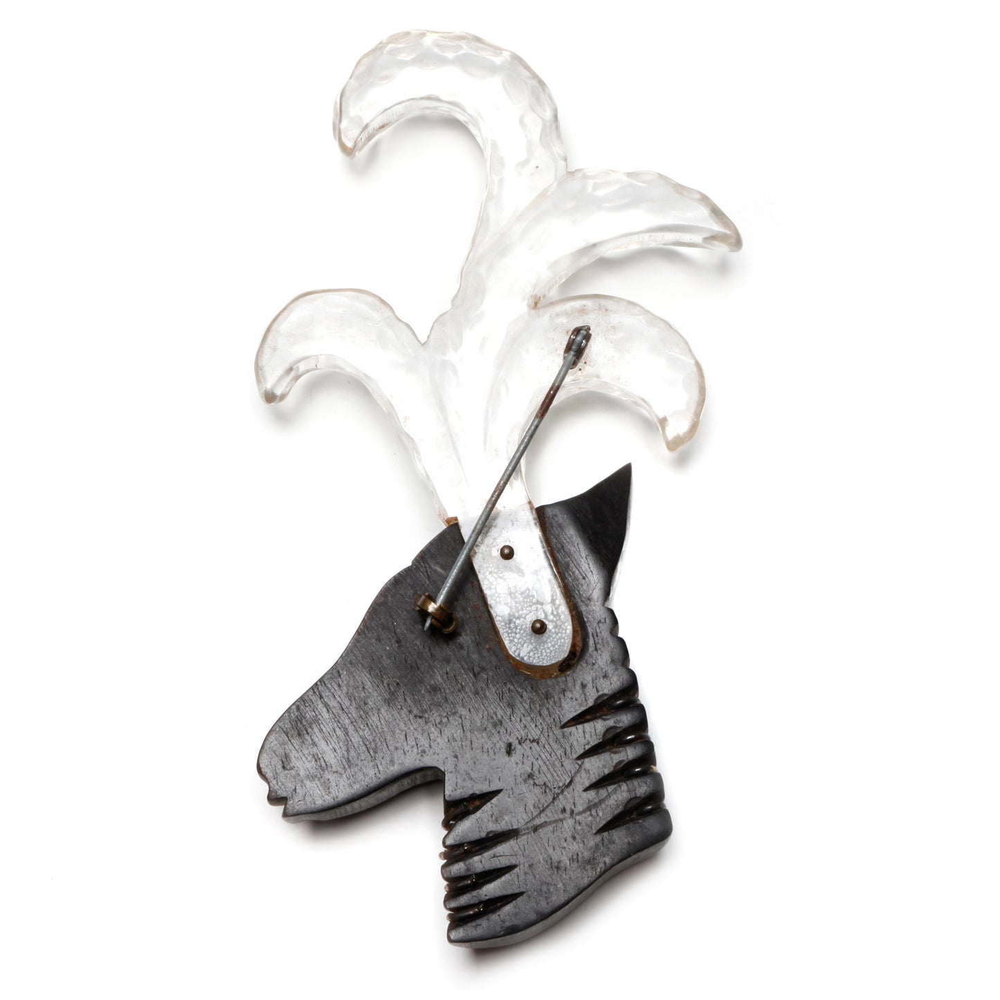 Elzac Wood and Lucite Gazelle