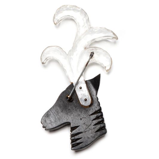 Elzac Wood and Lucite Gazelle