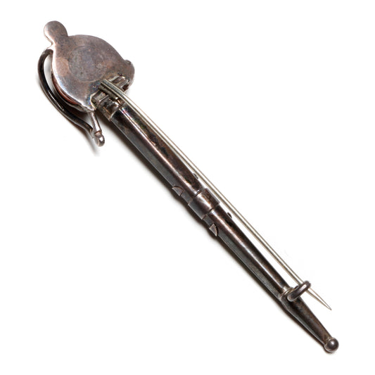 Victorian Scottish Dirk Kilt Brooch