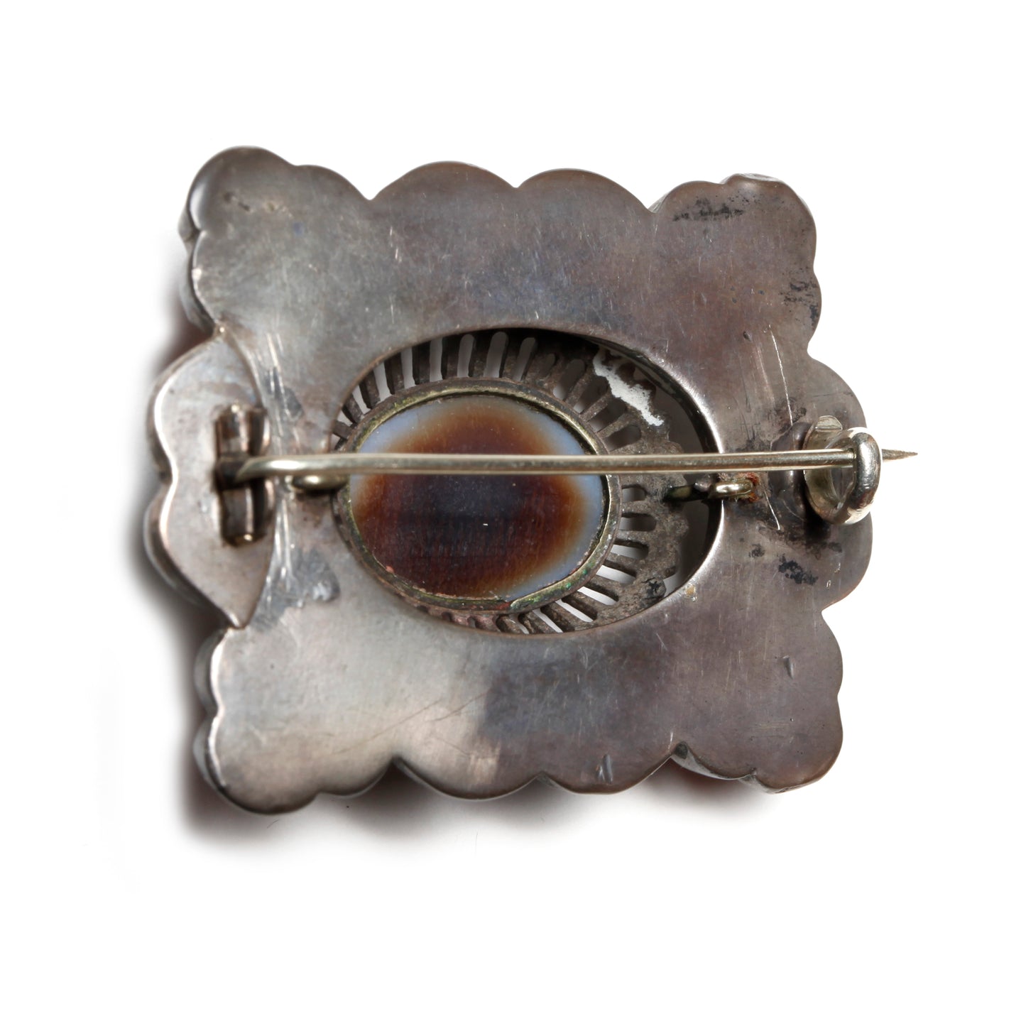 Victorian Scottish Rectangle Brooch