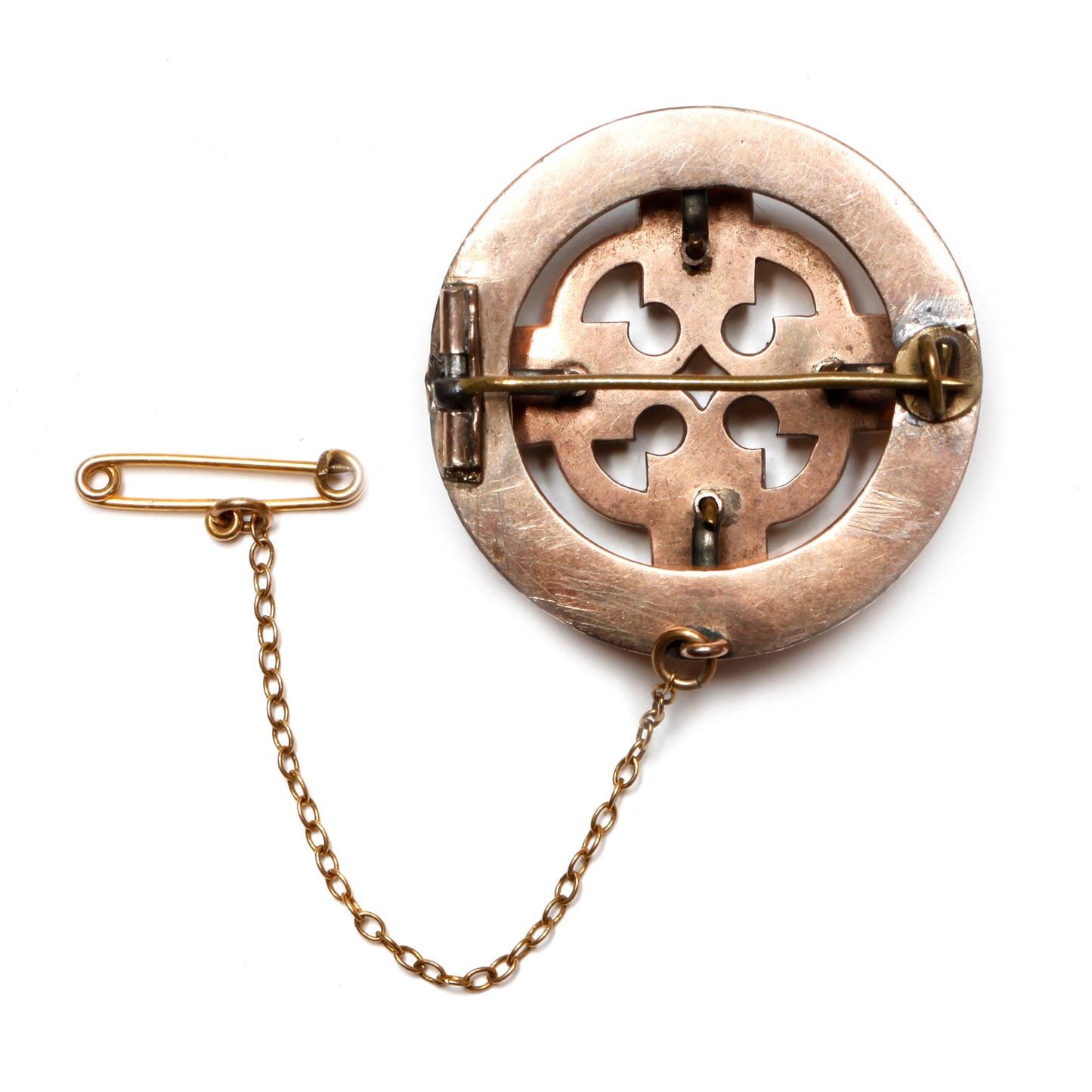Victorian Scottish Celtic Cross Brooch