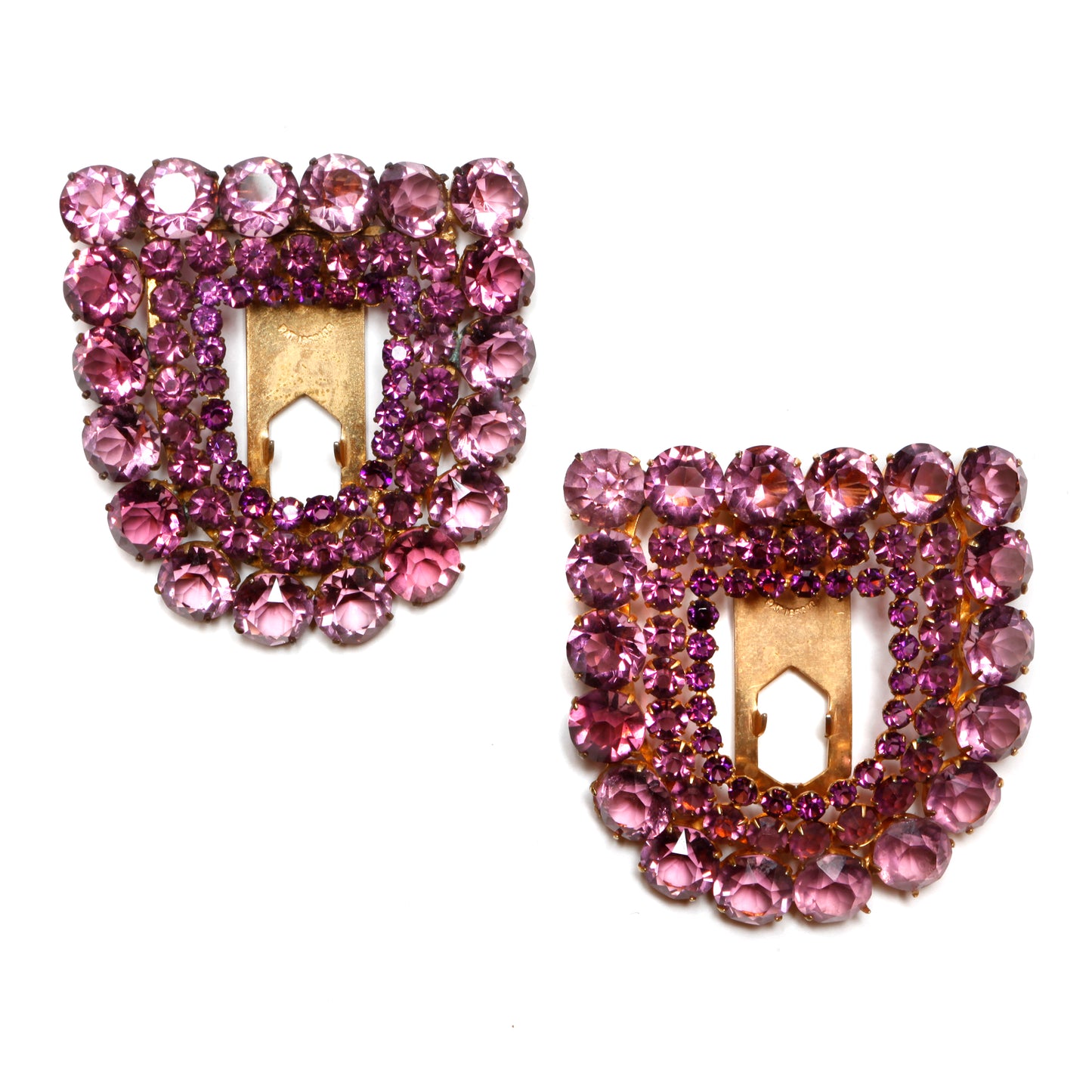 Amethyst Dress Clips
