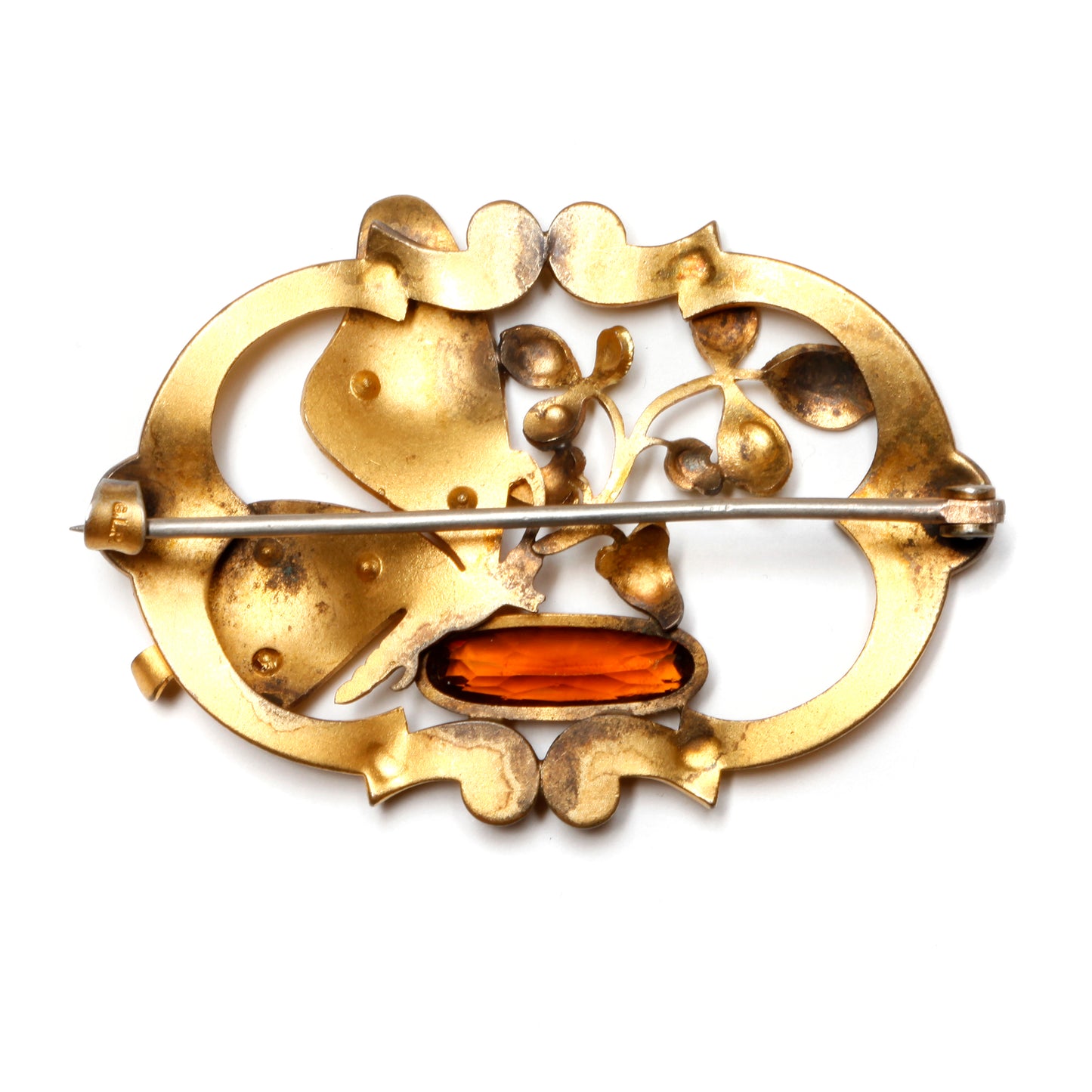 Czech Butterfly Sash Pin