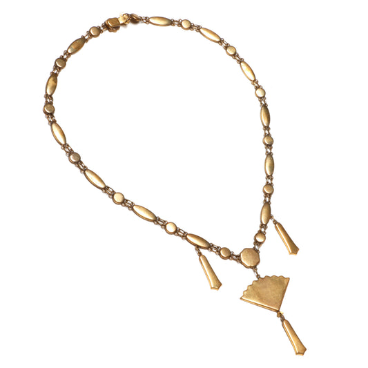 Niello Fan Necklace