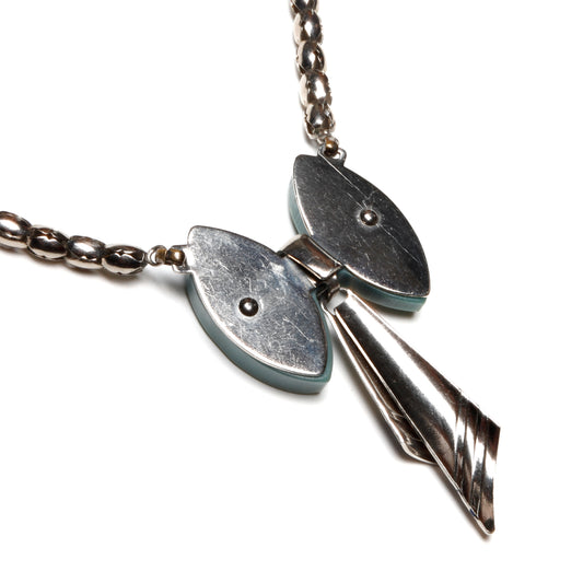 Machine Age Bakelite Bow Necklace