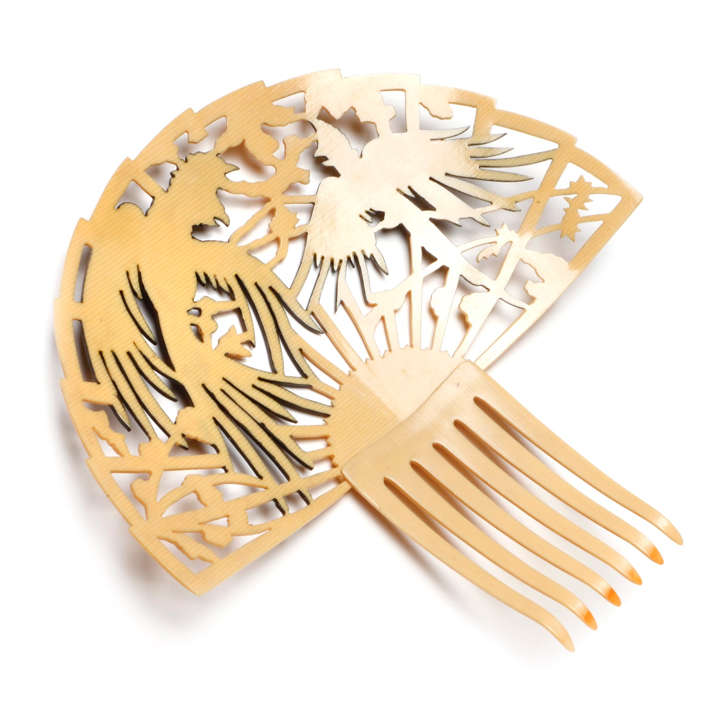 Large Celluloid Hair Comb
