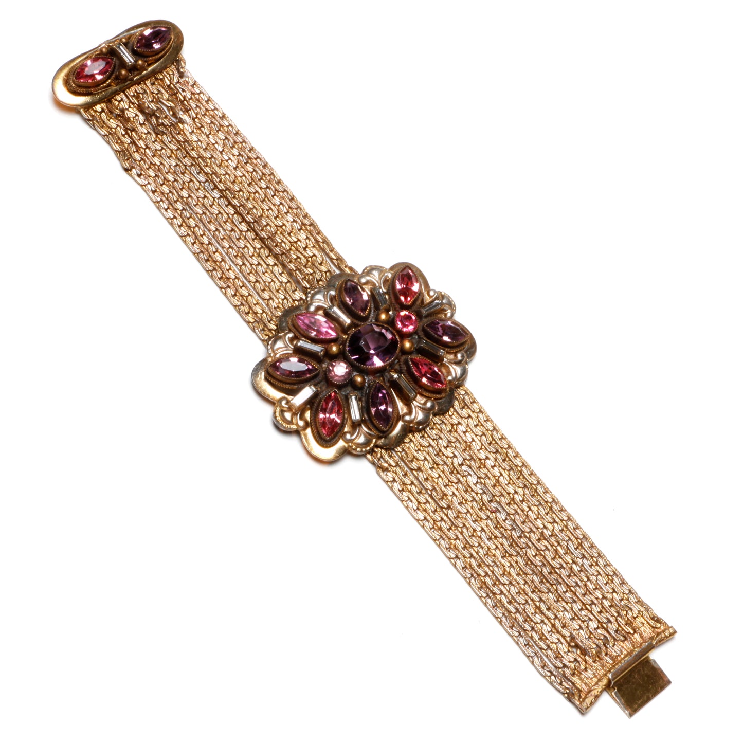 Multi-Chain Medalion Bracelet