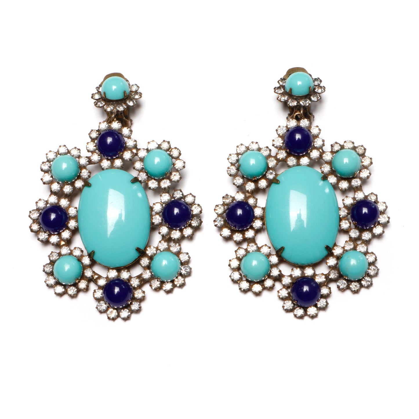 1960 Dangly K.J.L. Earrings