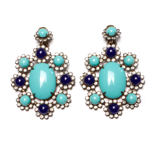 1960 Dangly K.J.L. Earrings