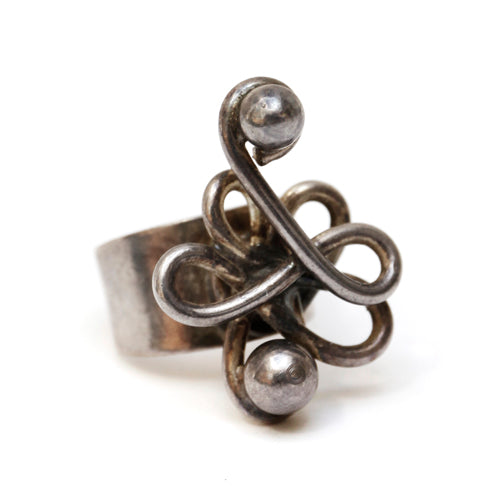 1960s Erik Dennung Silver Ring