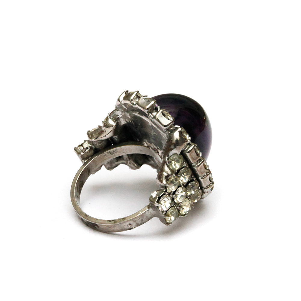 Sorrell Purple Cabochon Ring