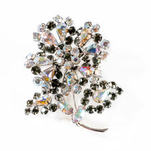 Load image into Gallery viewer, Sherman Diamanté Flower Brooch