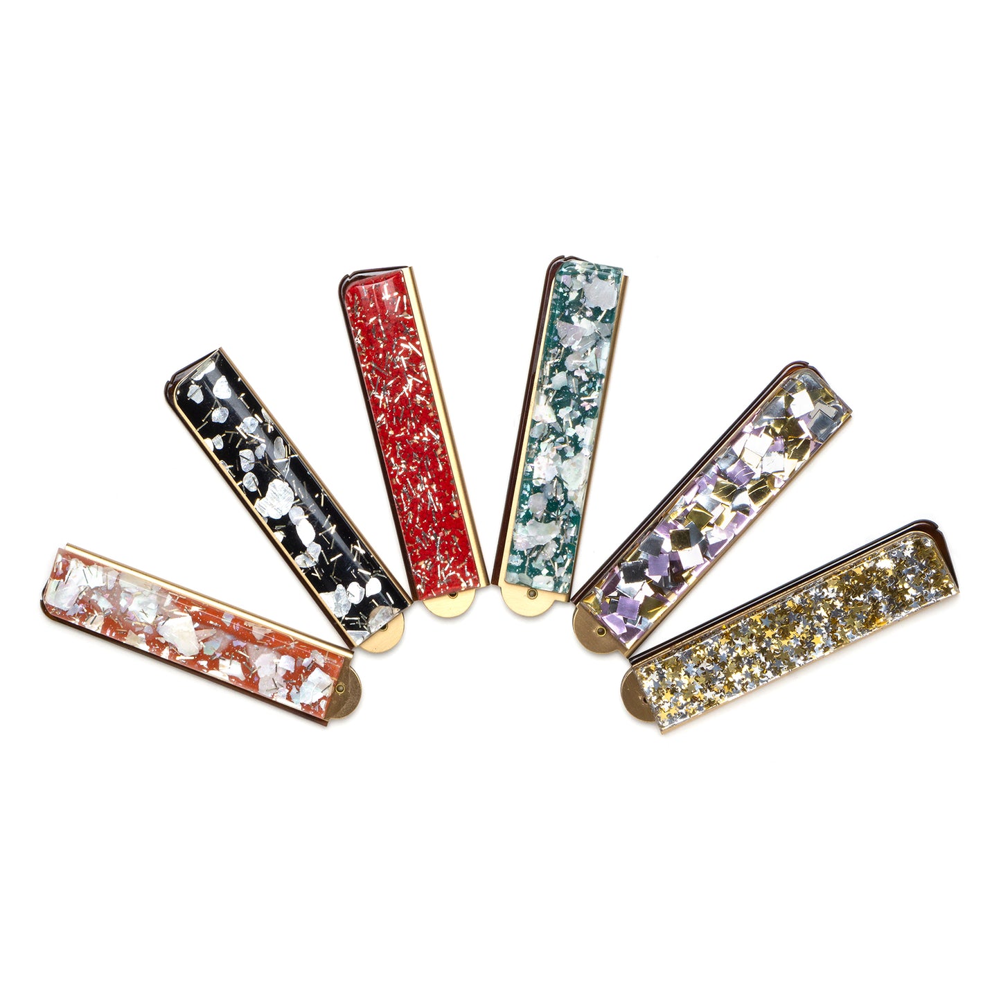 1950s Confetti Folding Combs