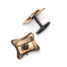 Load image into Gallery viewer, Bronze Piano Cufflinks