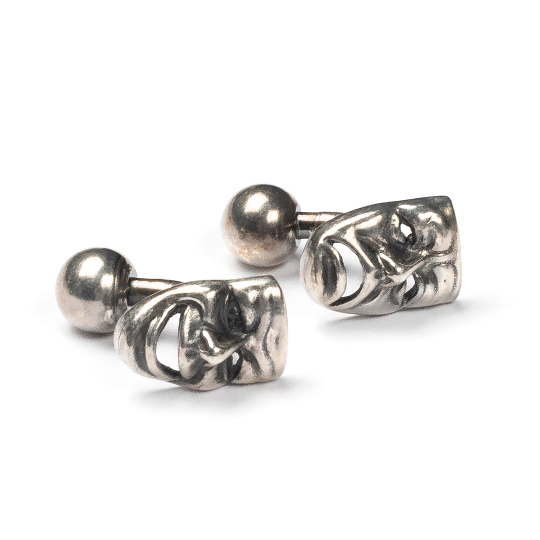 Sterling Comedy & Tragedy Cufflinks