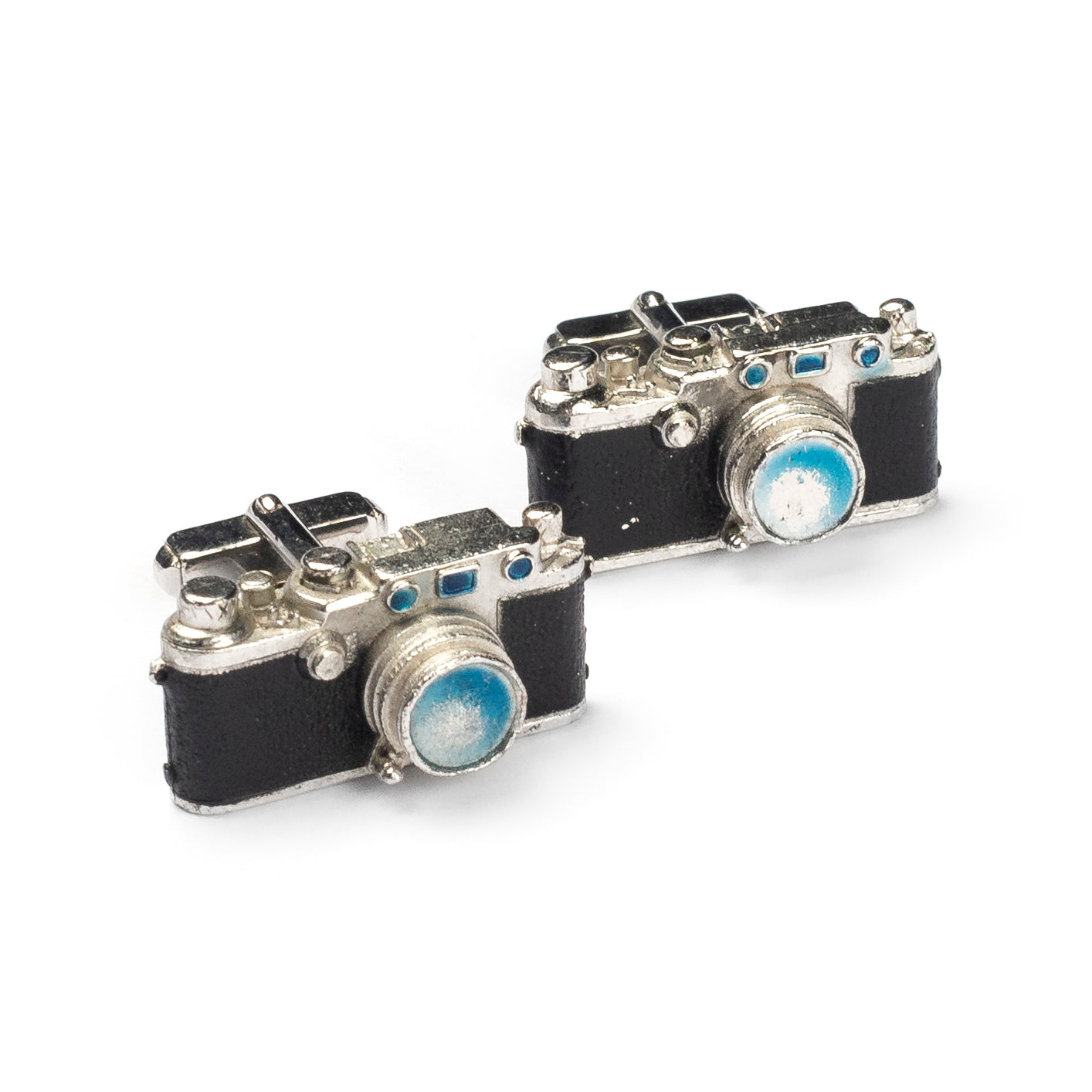 Silver Camera Cufflinks