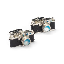 Load image into Gallery viewer, Silver Camera Cufflinks