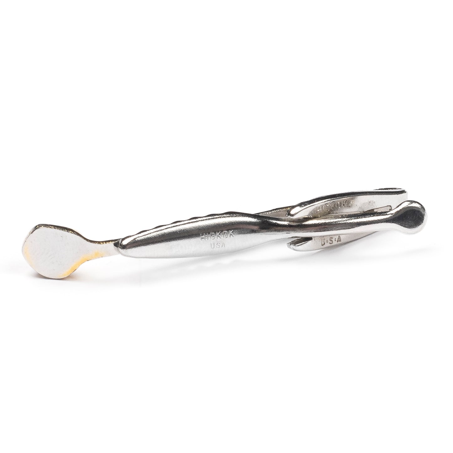 Hickock Silver Golf Club Tie Clip
