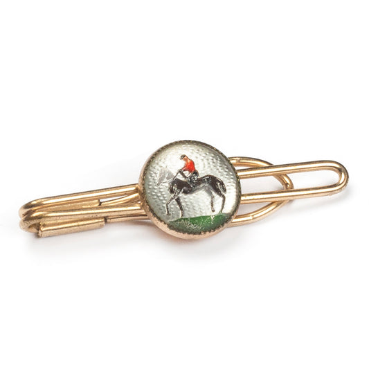 Horse Riding Tie Clip
