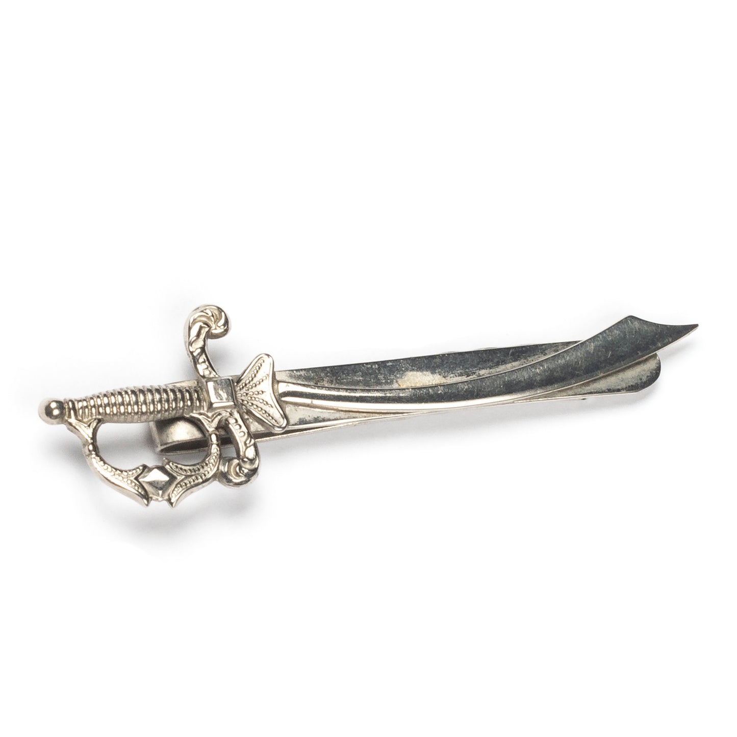 Silver Sword Tie Clip